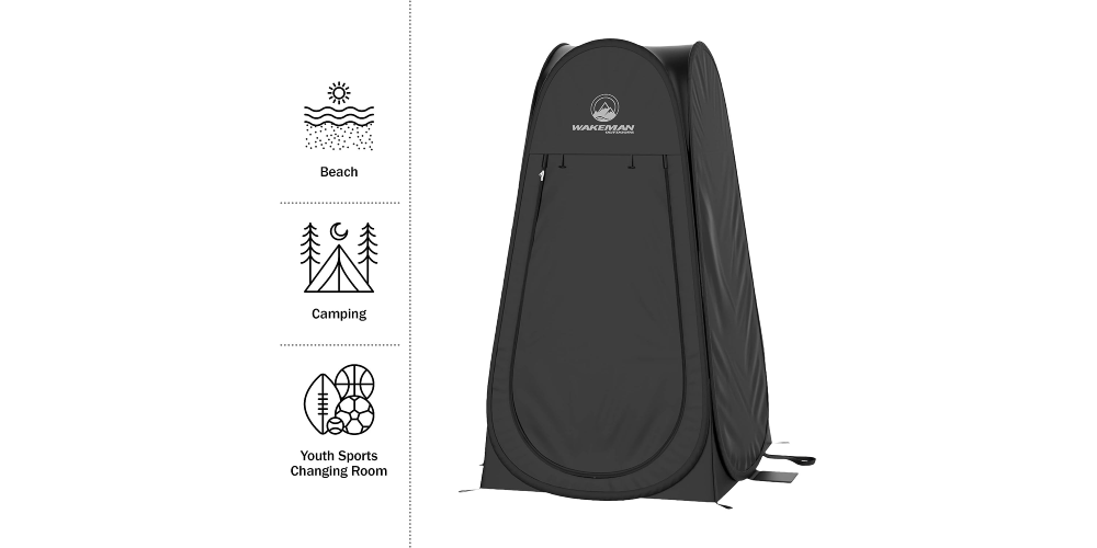 Instant Pop-Up Shower Tent Versatility