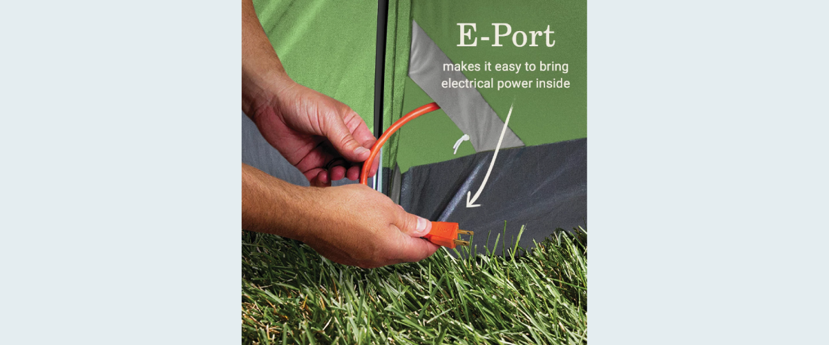 coleman sundome E-port
