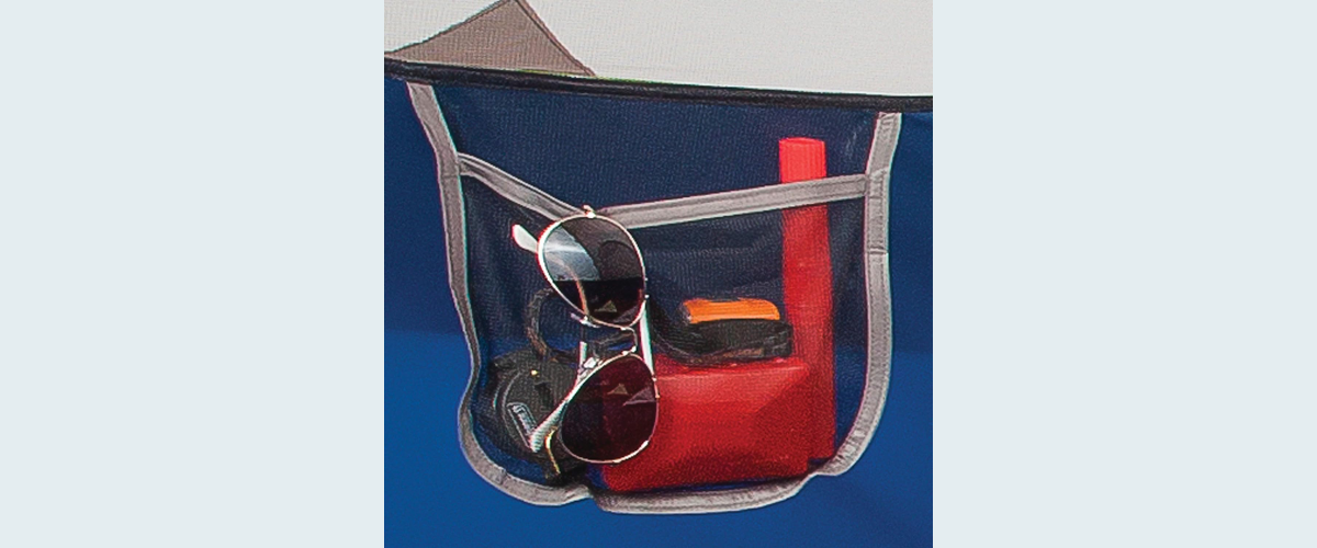 coleman sundome gear pocket