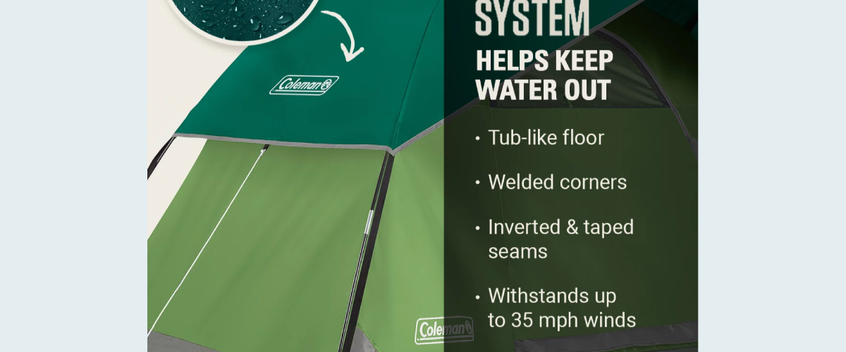 coleman sundome weathertec system
