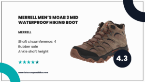 MERRELL MENS MOAB 3 MID WATERPROOF