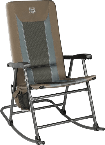 TIMBER RIDGE Foldable Padded Rocking Chair for Outdoor