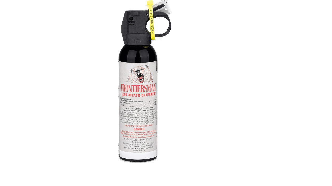 Bear spray