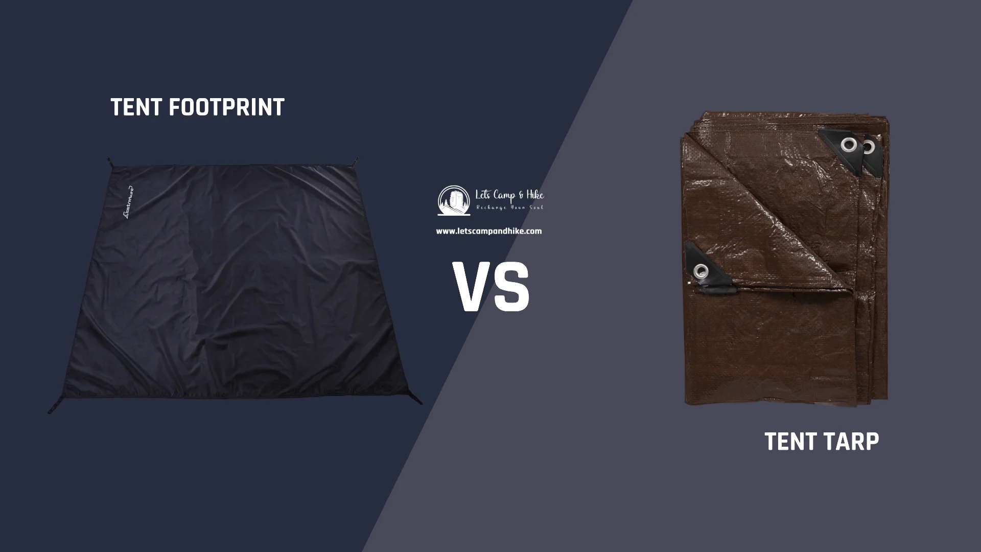 Tent Footprint vs Tarp comparison