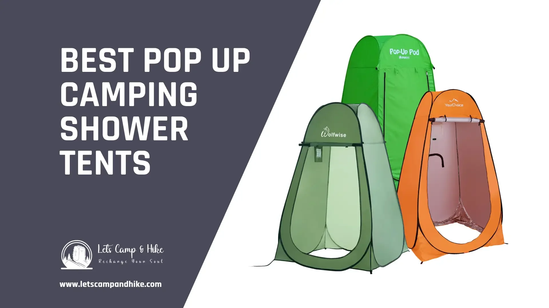 Best Camping Shower Tents(Pop Up)